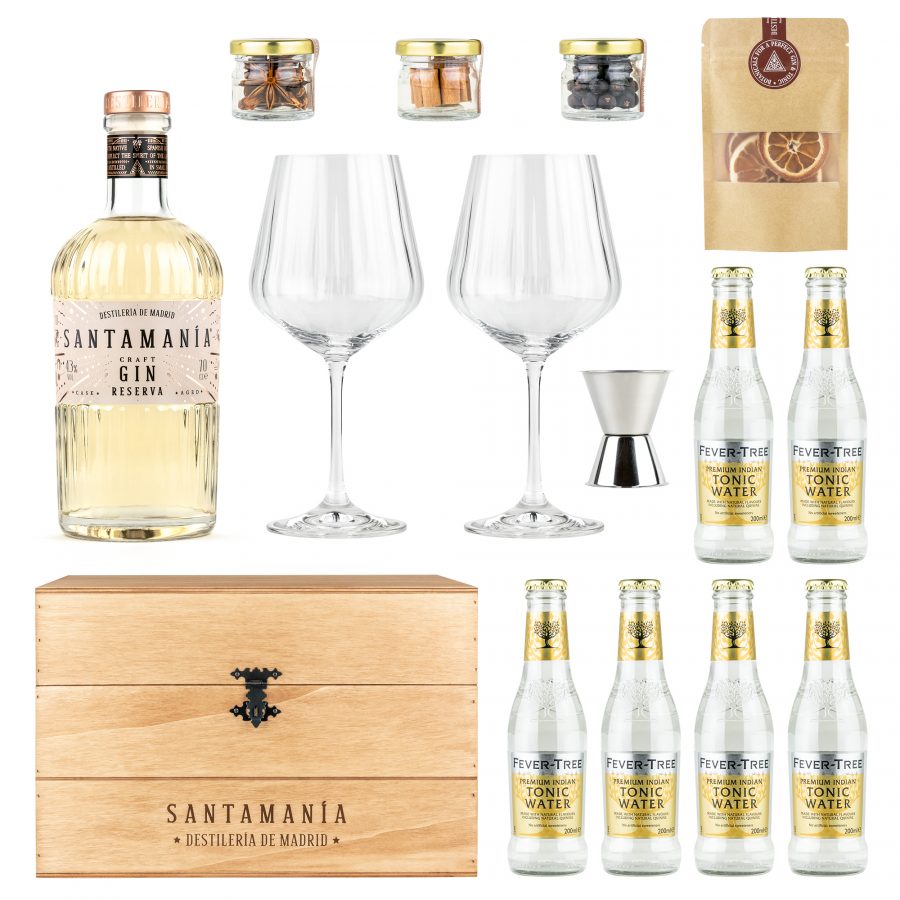 SANTAMANIA GIN RESERVA - COFRE REGALO GIN TONIC - Imagen 2